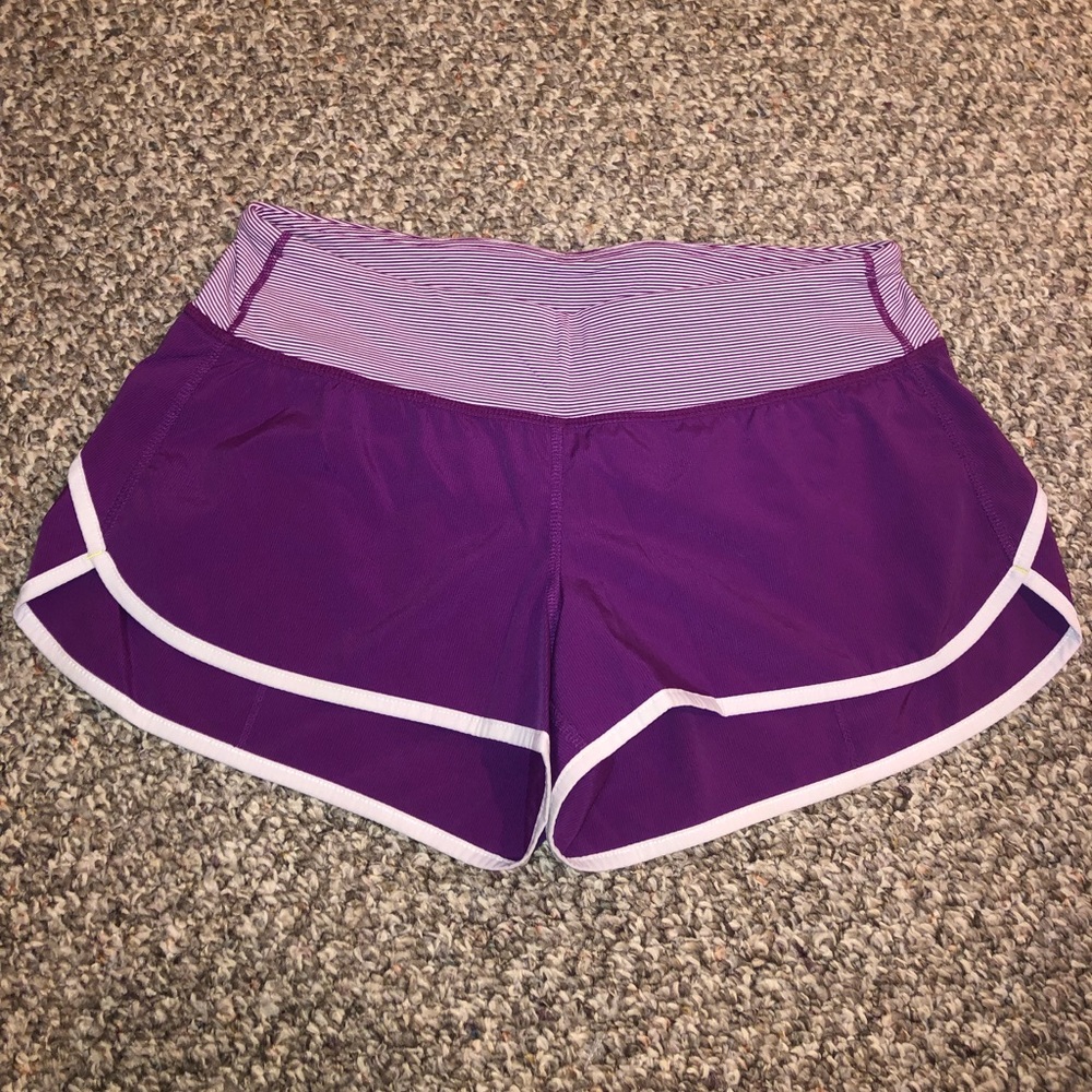Lululemon size 6 potion purple speed shorts